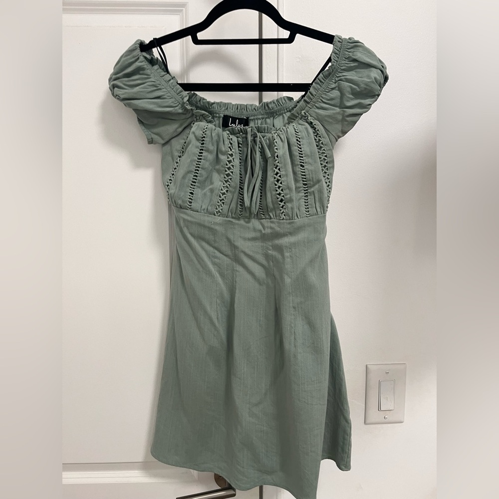 Green / Blue casual dress